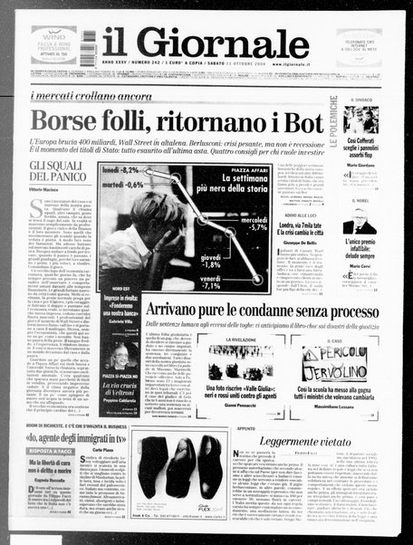 Il giornale : quotidiano del mattino